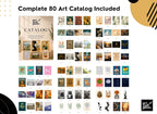 80 Printable Wall Art Bundle | Digital Download Home Decor Kit Collection