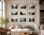 Italian Coastal Wall Art Set of 9, Horizontal Landscape Prints Bundle, Mediterranean Gallery Wall Art Set, Large Printable Photography Decor, Instant Download