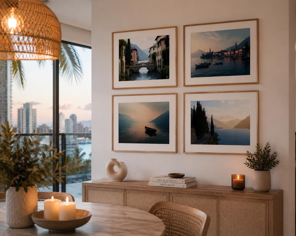 Italian Coastal Wall Art Set of 9, Horizontal Landscape Prints Bundle, Mediterranean Gallery Wall Art Set, Large Printable Photography Decor, Instant Download