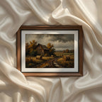 Vintage European Oil Painting Wall Art Printables | Set of 9 Eclectic Gallery Wall Decor | Antique French Cottage Home Decor Bundle