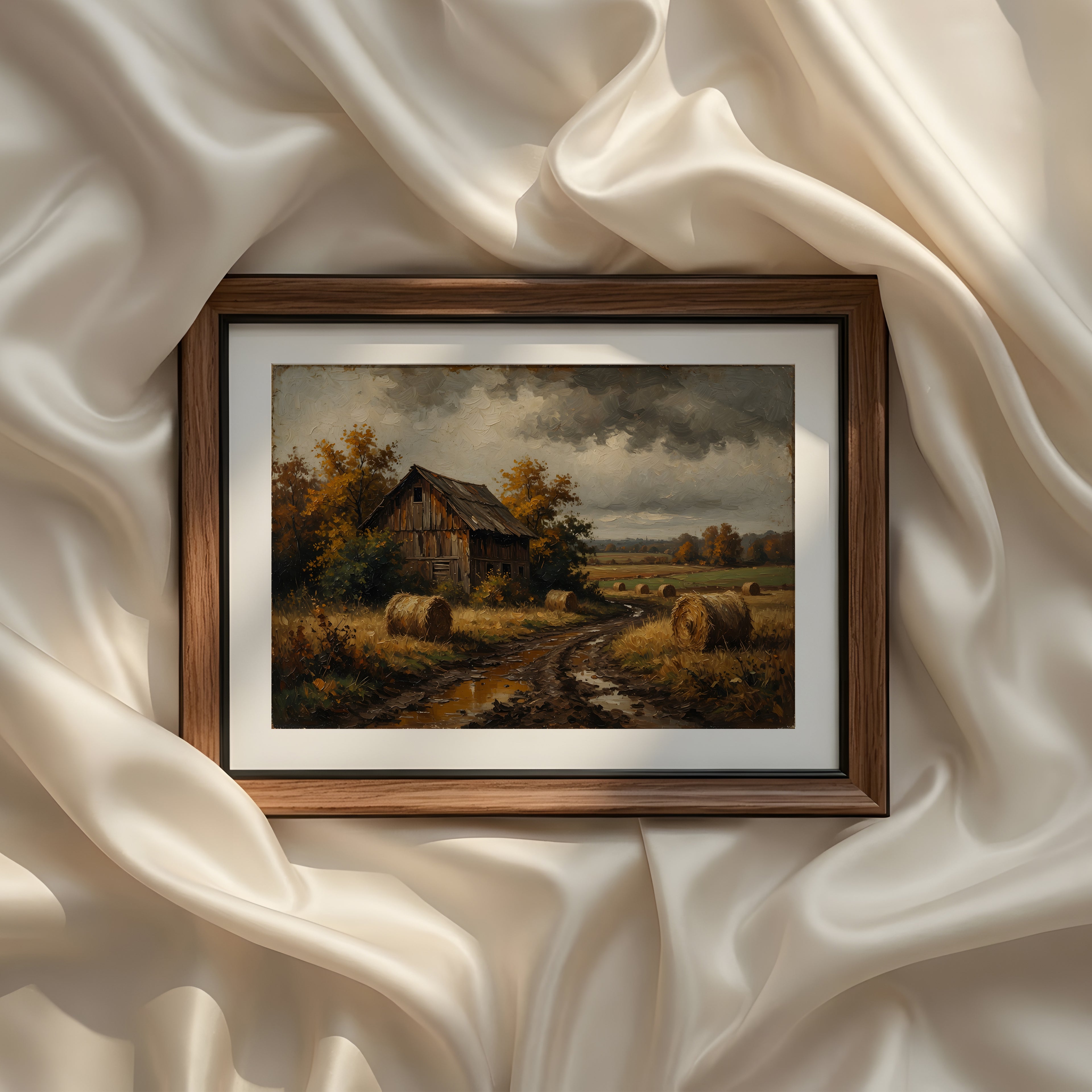 Vintage European Oil Painting Wall Art Printables | Set of 9 Eclectic Gallery Wall Decor | Antique French Cottage Home Decor Bundle