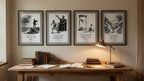 Stoic Motivational Quotes Printable Wall Art Kit Set of 9 | Philosophy Home Office Decor Bundle