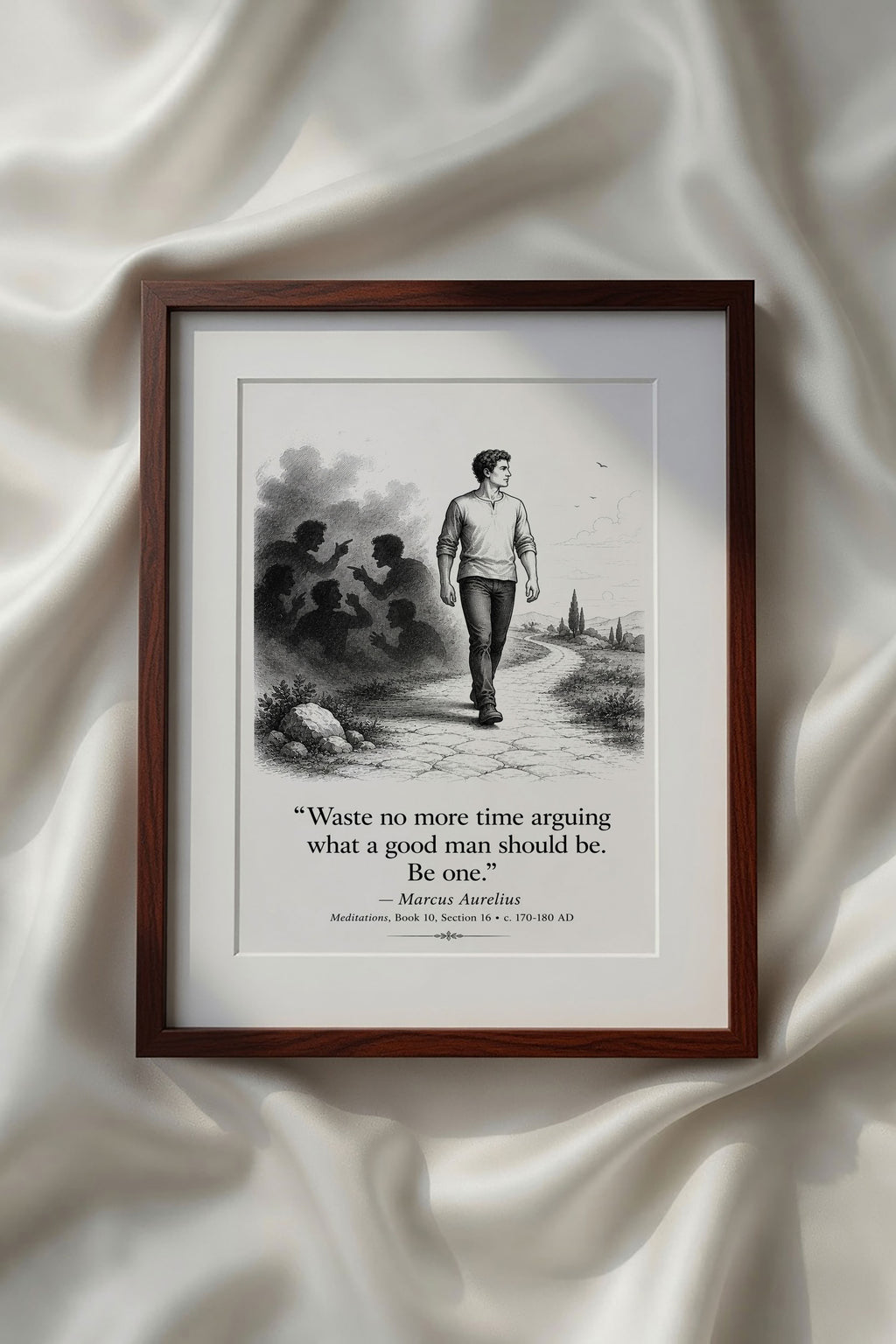 Stoic Motivational Quotes Printable Wall Art Kit Set of 9 | Philosophy Home Office Decor Bundle