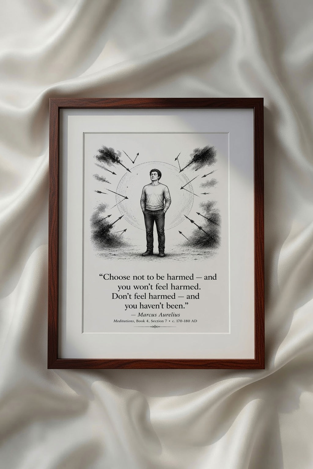 Stoic Motivational Quotes Printable Wall Art Kit Set of 9 | Philosophy Home Office Decor Bundle