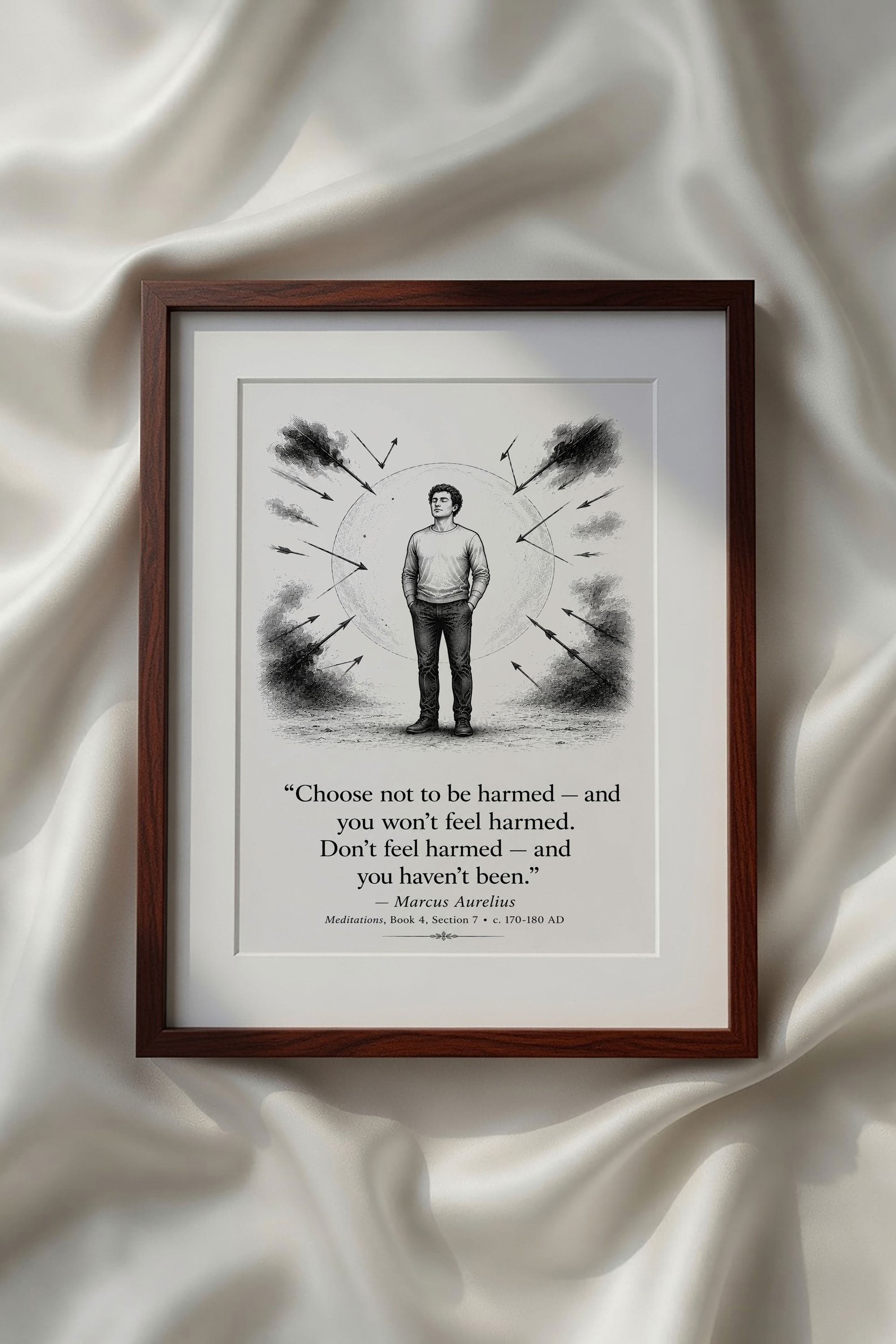 Stoic Motivational Quotes Printable Wall Art Kit Set of 9 | Philosophy Home Office Decor Bundle