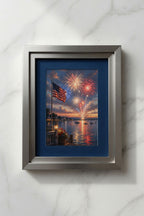 America 250th Anniversary Wall Art Kit Set of 9 | Memorial Day July 4th Patriotic Bundle | 1776-2026 Entryway Classroom Office