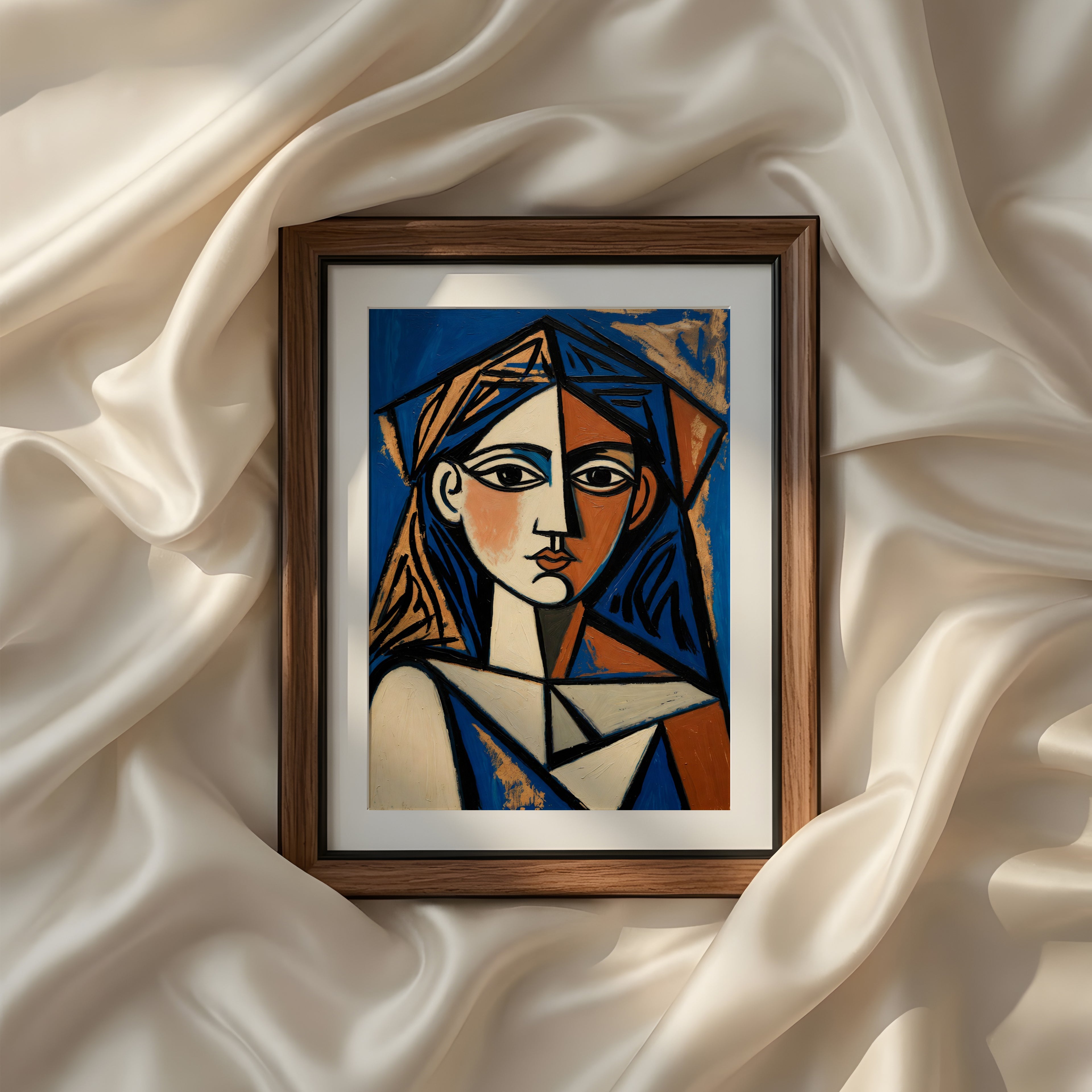 Terracotta Earthy Warm Abstract Neutral Picasso Inspired Printable Wall Art Set of 9 | Artistic Abstract Gallery Wall Prints Bundle for Modern Living Room and Bedroom Instant Download